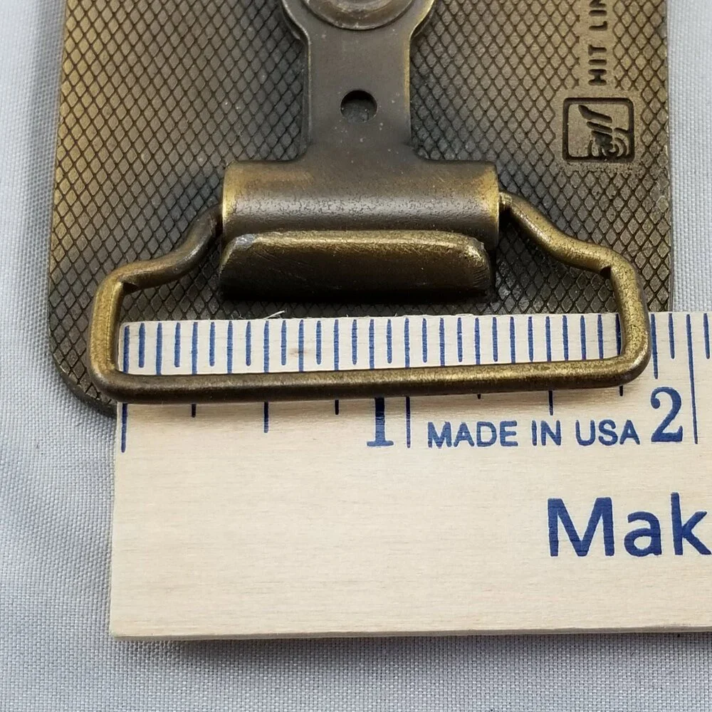Belt Buckle Industrial Smokestacks Made In The‎ USA By Hit Line USA Gold Color